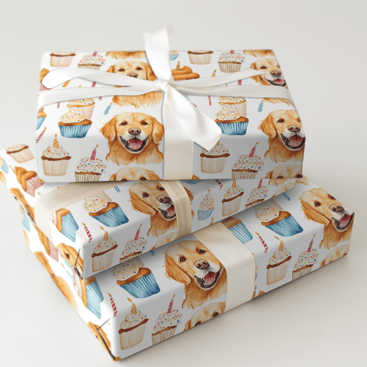 Pup Cake - Wrapping Paper - Aspen & Arlo