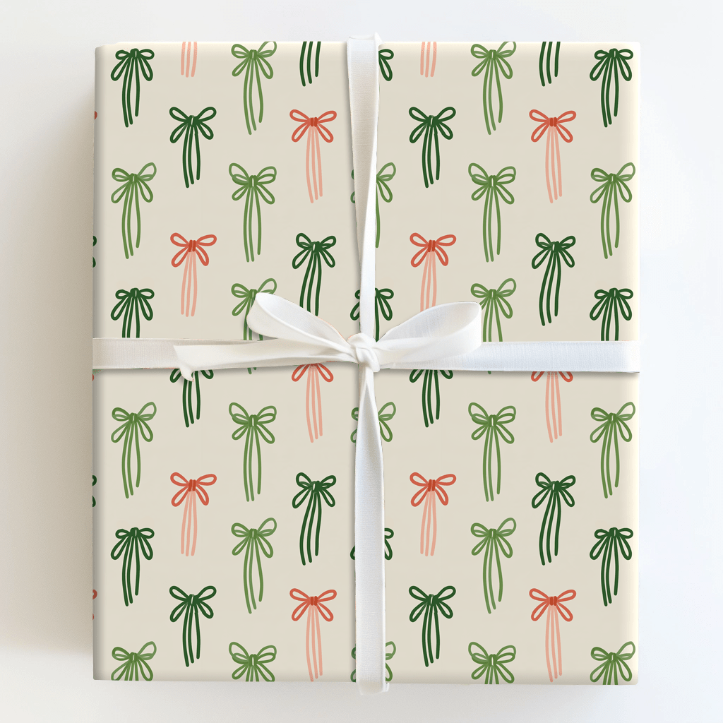 Simple Ribbon Doodles - Wrapping Paper - Aspen & Arlo