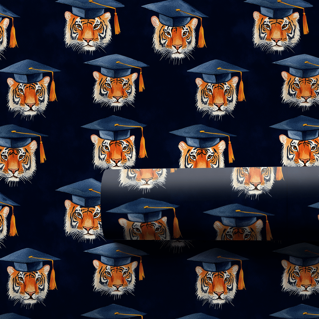 Top Notch Tiger - Wrapping Paper - Aspen & Arlo