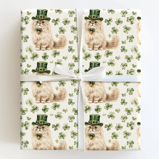 Leprechaun Persian Longhair - Wrapping Paper - Aspen & Arlo