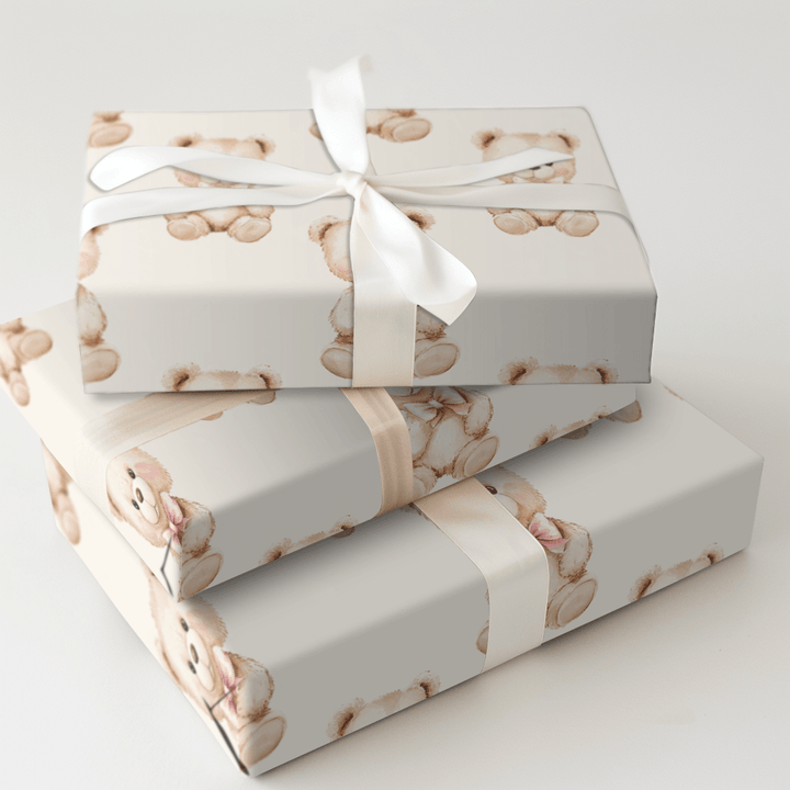 Cuddles and Bows - Wrapping Paper - Aspen & Arlo