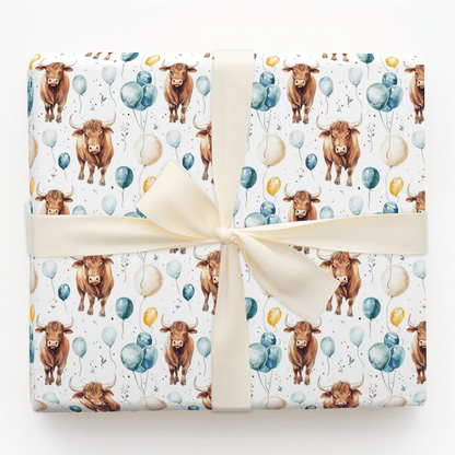 Blue Hoof Brigade - Wrapping Paper - Aspen & Arlo