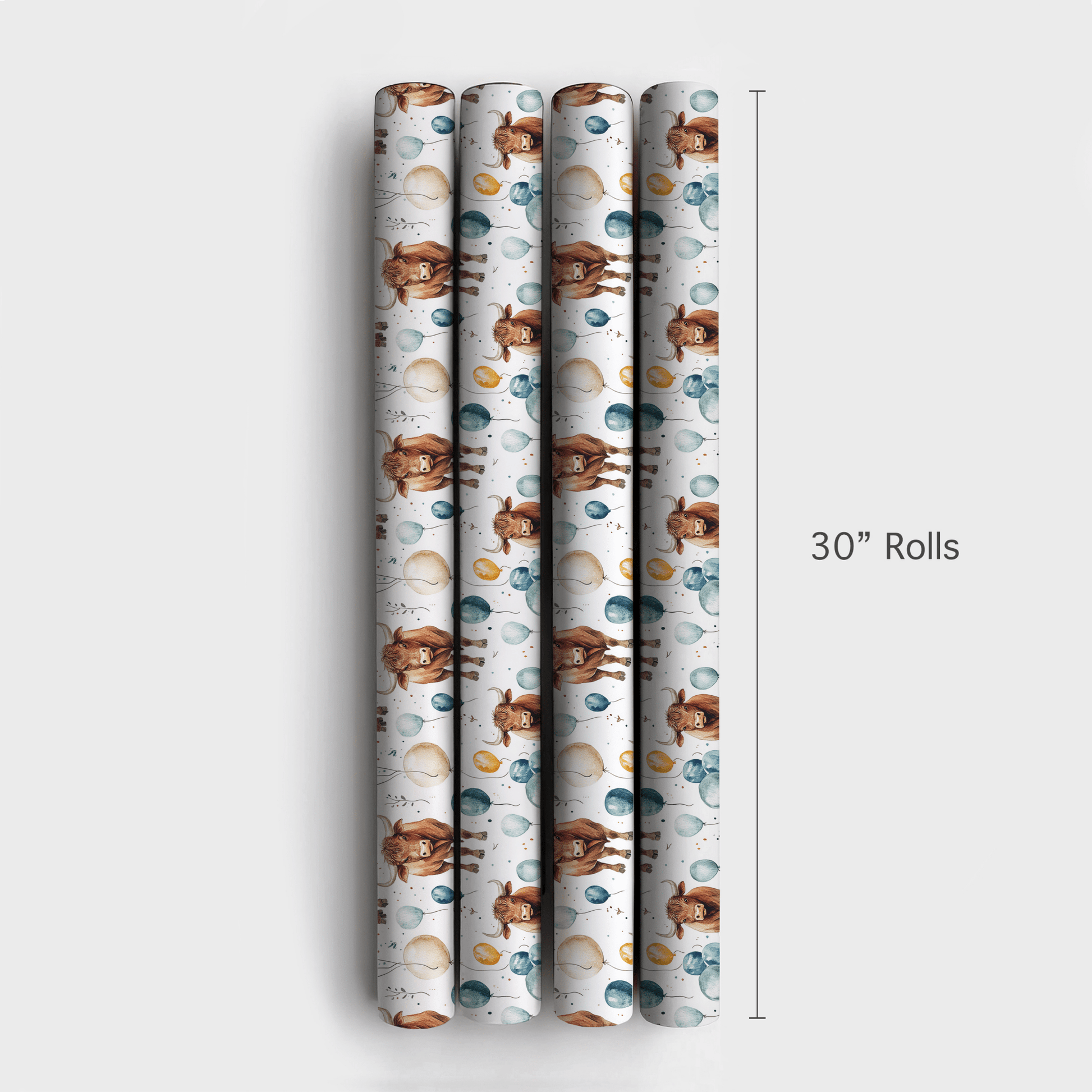 Blue Hoof Brigade - Wrapping Paper - Aspen & Arlo