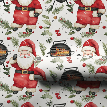 North Pole BBQ - Wrapping Paper - Aspen & Arlo