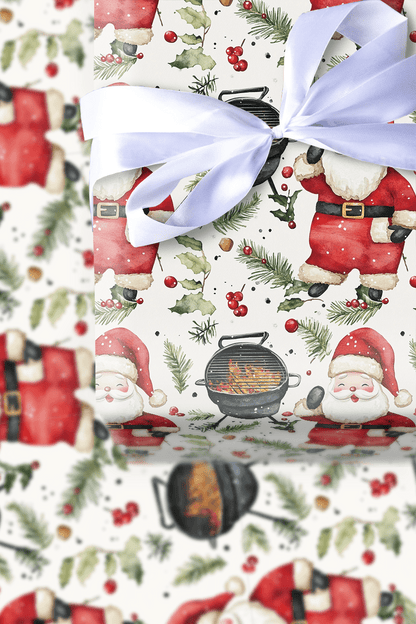 North Pole BBQ - Wrapping Paper - Aspen & Arlo