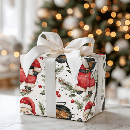 North Pole BBQ - Wrapping Paper - Aspen & Arlo