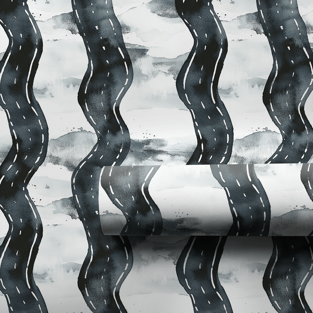 Paving the Way - Wrapping Paper - Aspen & Arlo