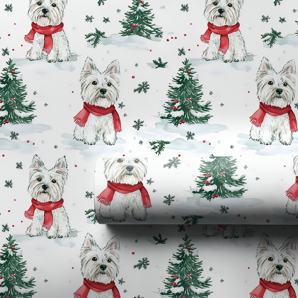 Snow Day for the Westies - 1 Roll