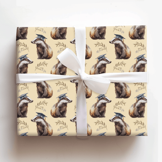 Too Wise to Badger - Wrapping Paper - Aspen & Arlo