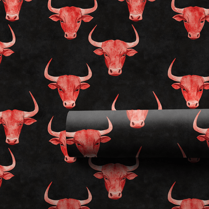 Firehorns - Wrapping Paper - Aspen & Arlo