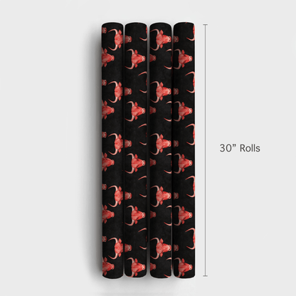 Firehorns - Wrapping Paper - Aspen & Arlo