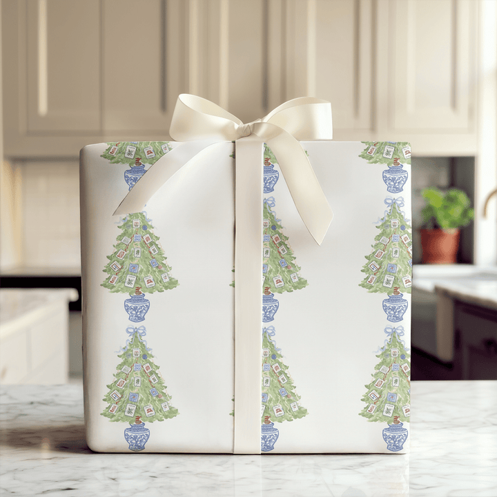 Meet Me Under the Mahjong Table - Wrapping Paper - Aspen & Arlo