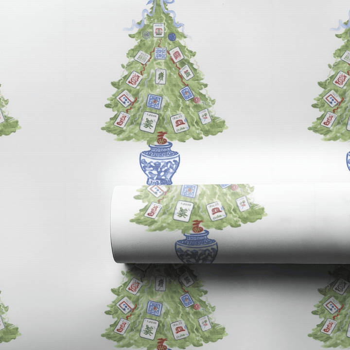 Meet Me Under the Mahjong Table - Wrapping Paper - Aspen & Arlo