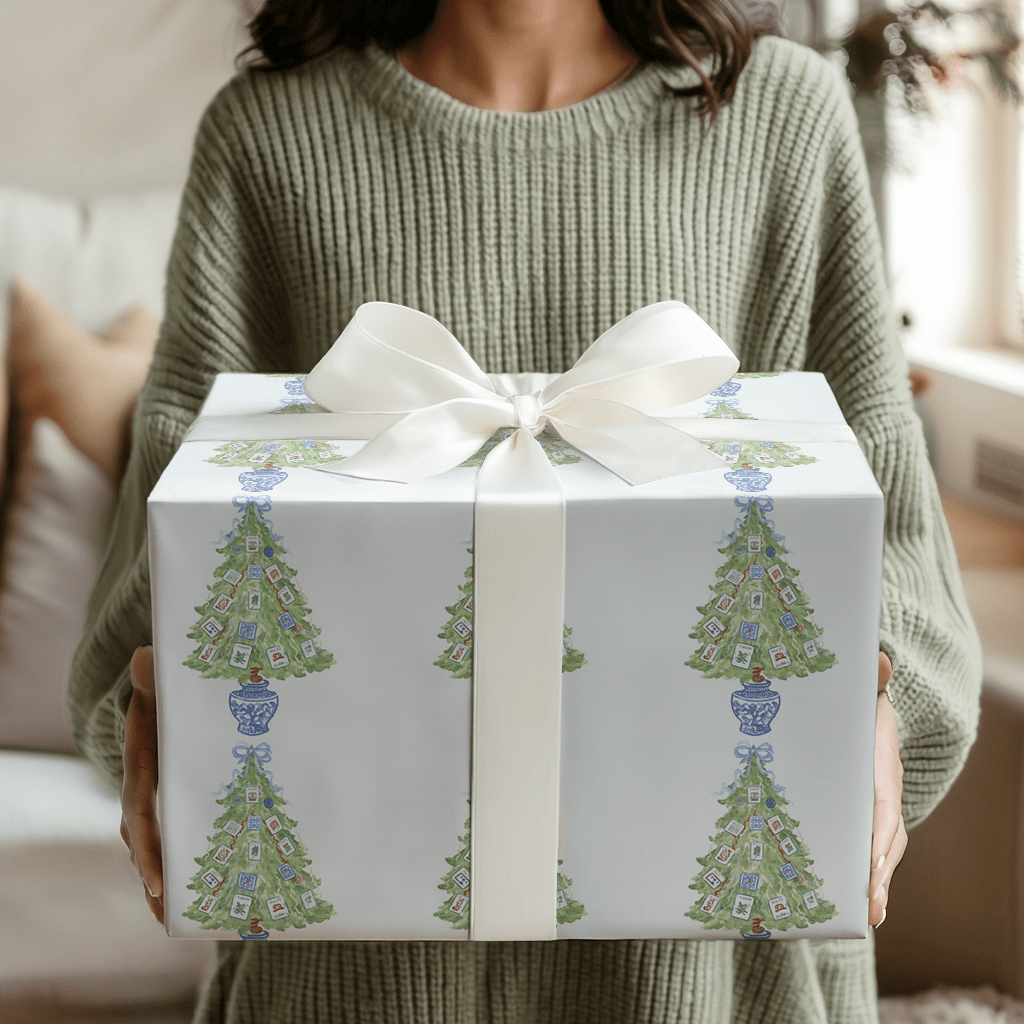 Meet Me Under the Mahjong Table - Wrapping Paper - Aspen & Arlo