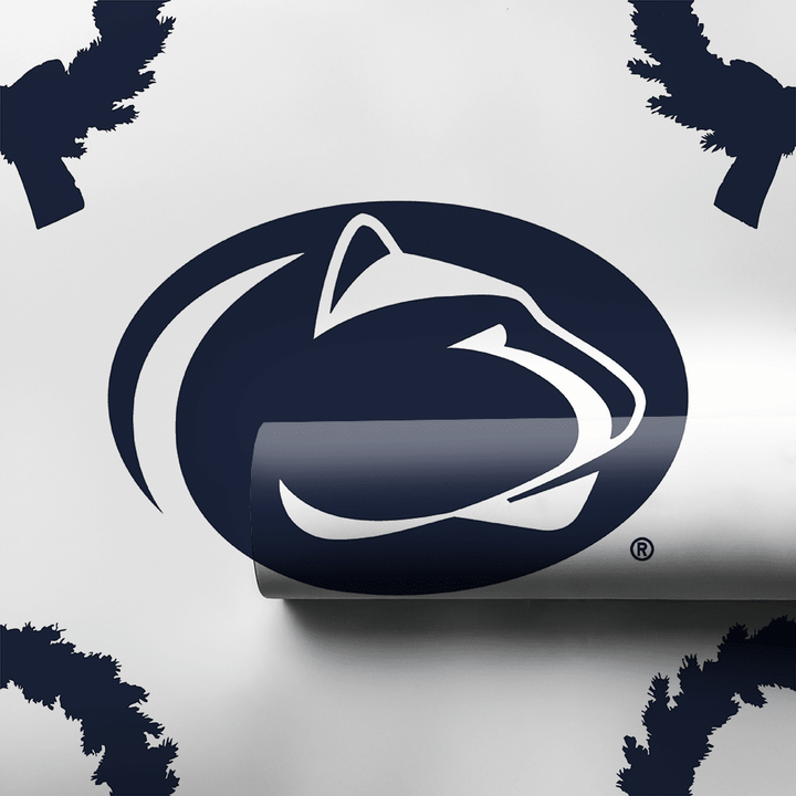 Penn State Wreath - Wrapping Paper - Aspen & Arlo