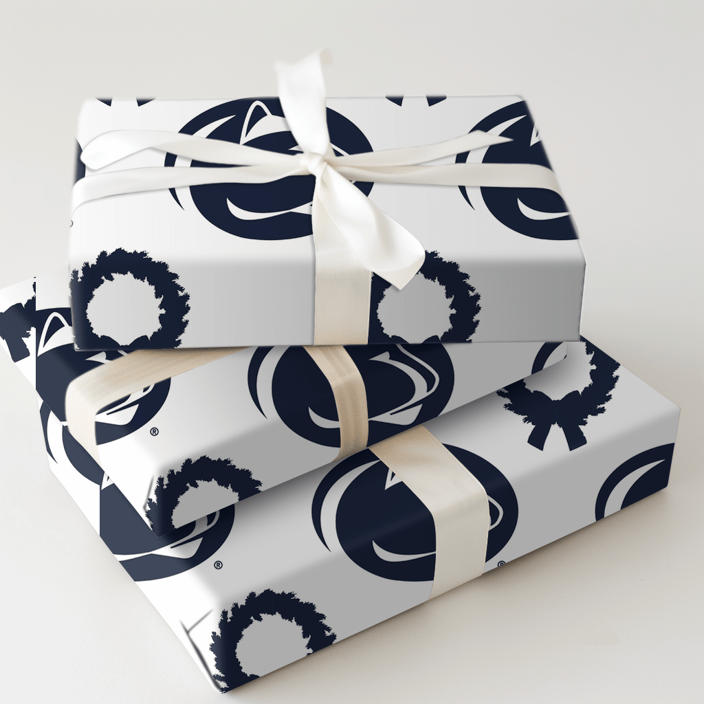 Penn State Wreath - Wrapping Paper - Aspen & Arlo