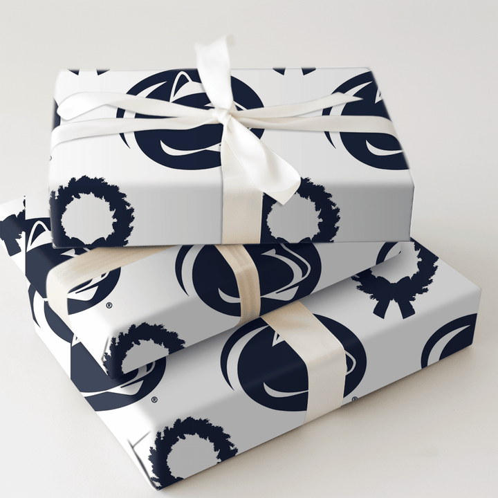 Penn State Wreath - Wrapping Paper - Aspen & Arlo