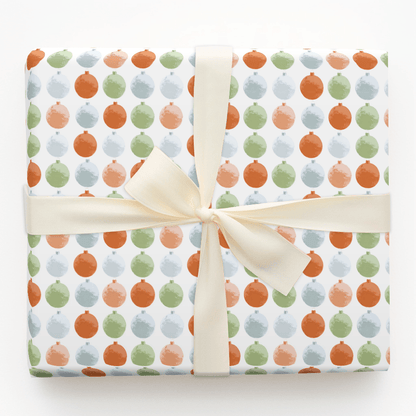 Warm Christmas Ornaments - Wrapping Paper - Aspen & Arlo