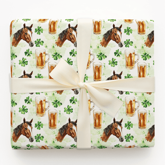 Brews with the Thoroughbred - Wrapping Paper - Aspen & Arlo