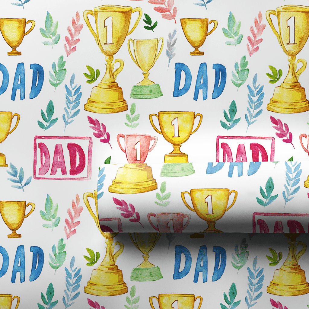 Numero Uno Dad - Wrapping Paper - Aspen & Arlo