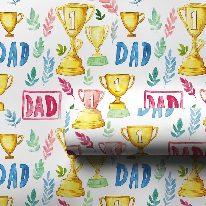 Numero Uno Dad - Wrapping Paper - Aspen & Arlo