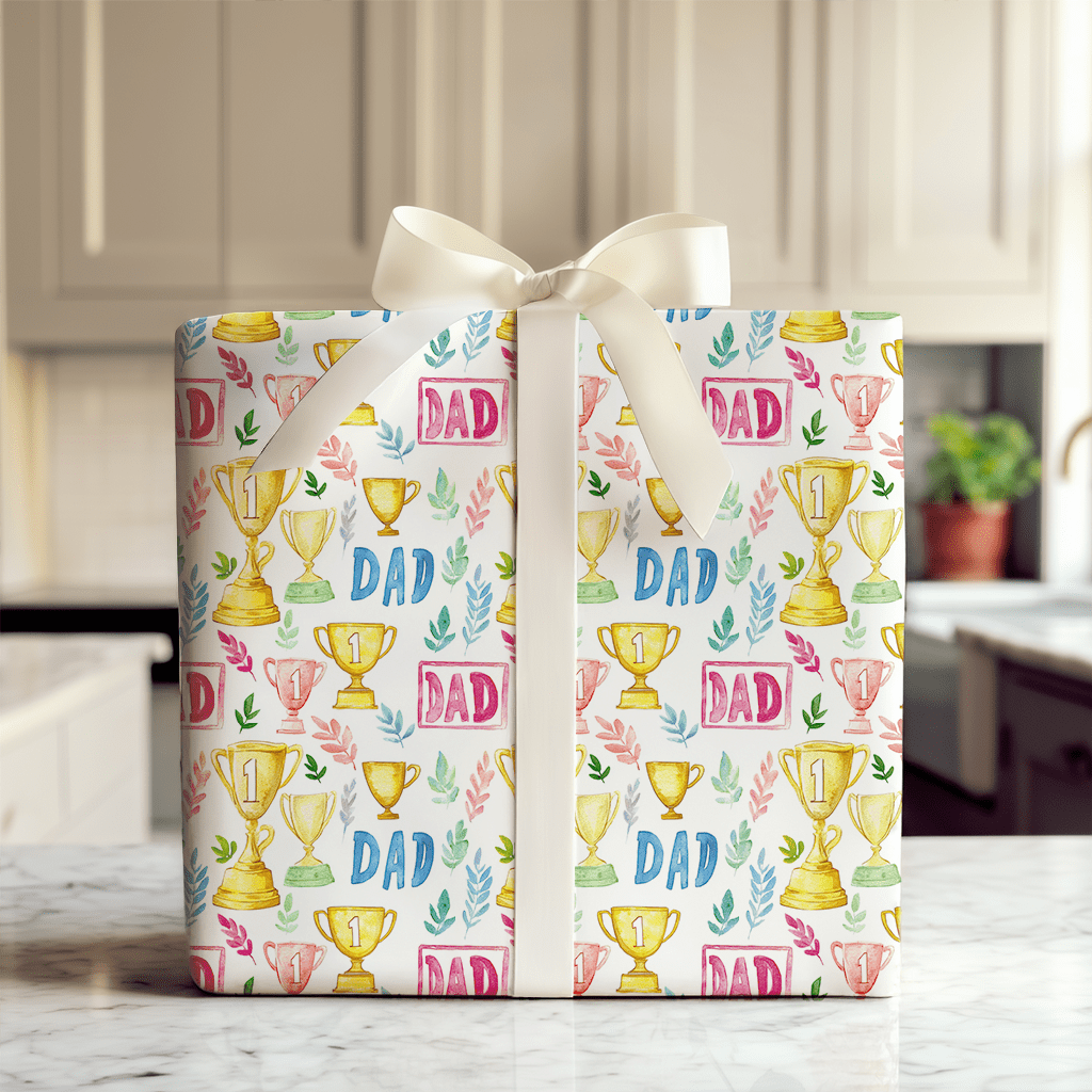 Numero Uno Dad - Wrapping Paper - Aspen & Arlo