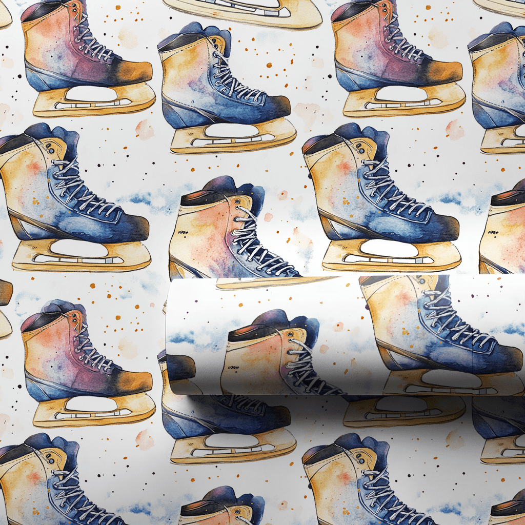 Speed Skate - Wrapping Paper - Aspen &amp; Arlo