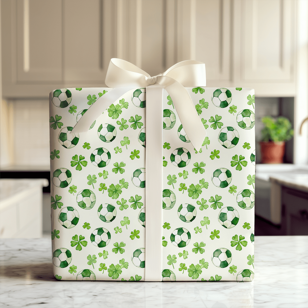 Clover and Kicks - Wrapping Paper - Aspen & Arlo
