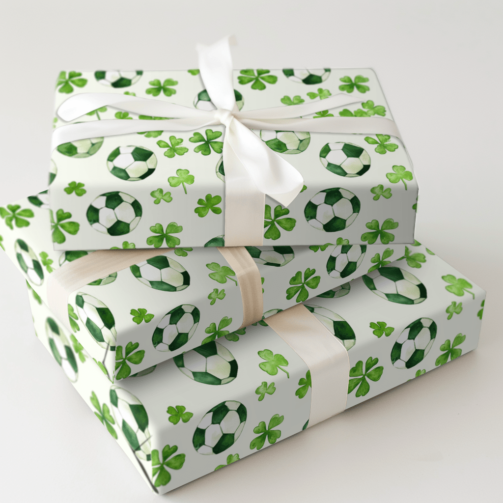 Clover and Kicks - Wrapping Paper - Aspen & Arlo