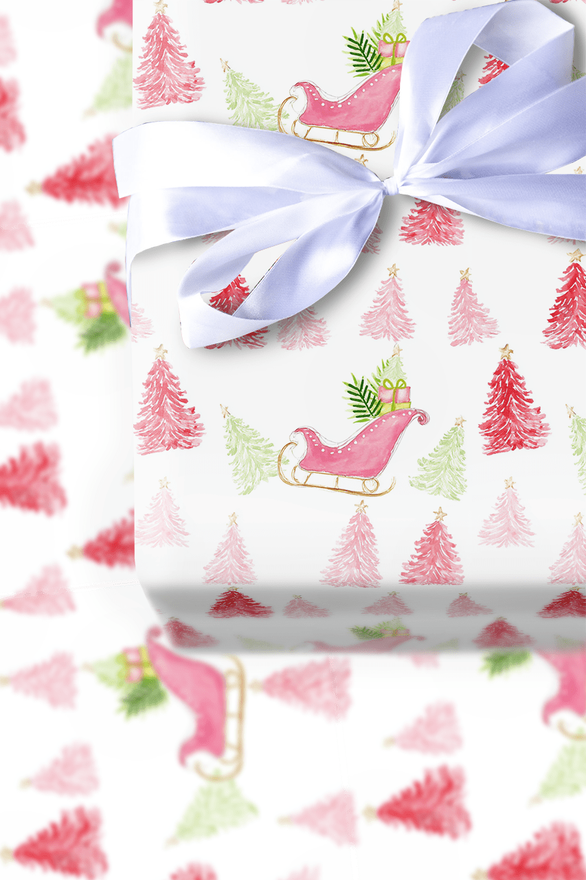 Sleigh Bells - Wrapping Paper - Aspen & Arlo