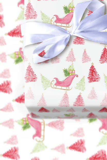 Sleigh Bells - Wrapping Paper - Aspen & Arlo