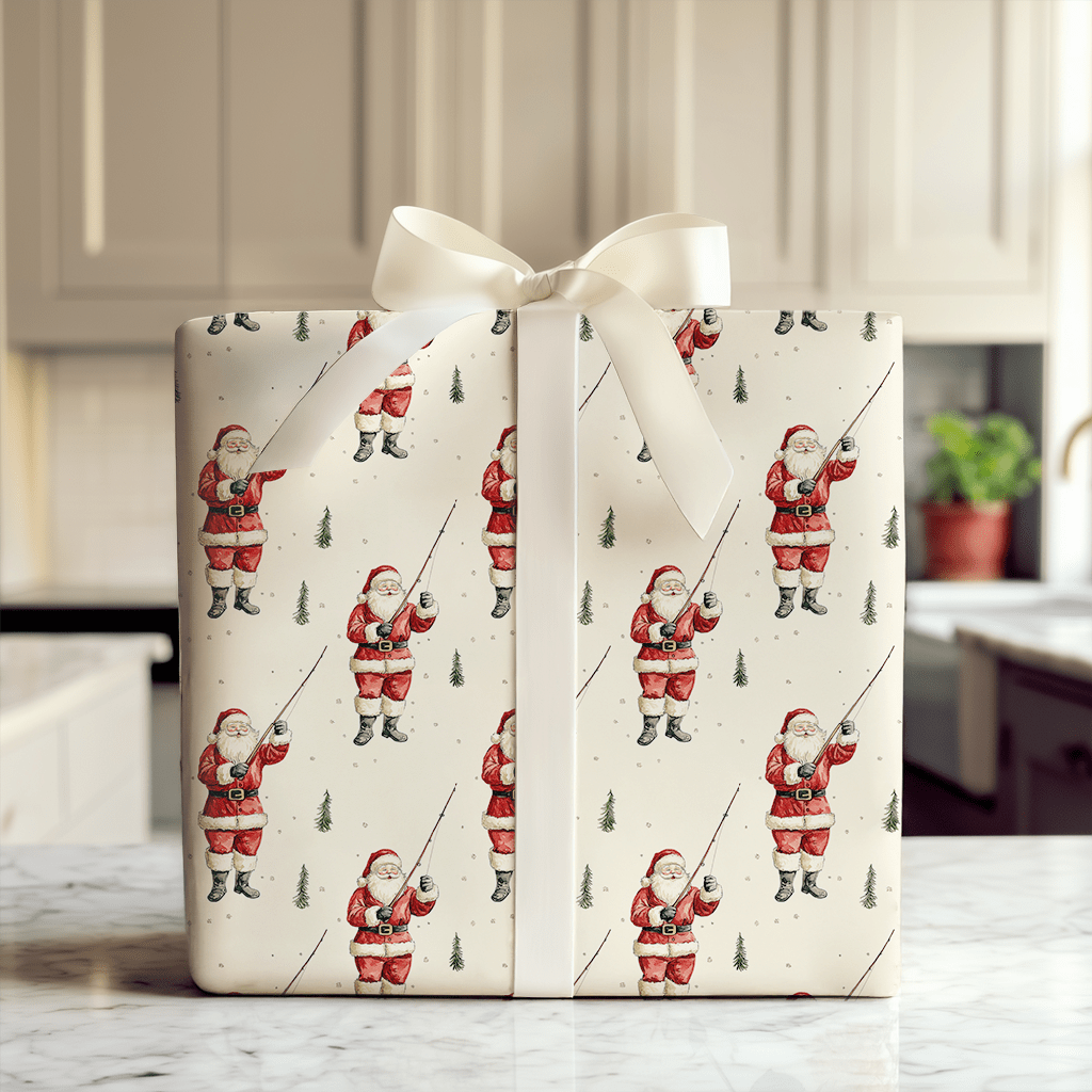 Gone Fishmas - Wrapping Paper - Aspen & Arlo