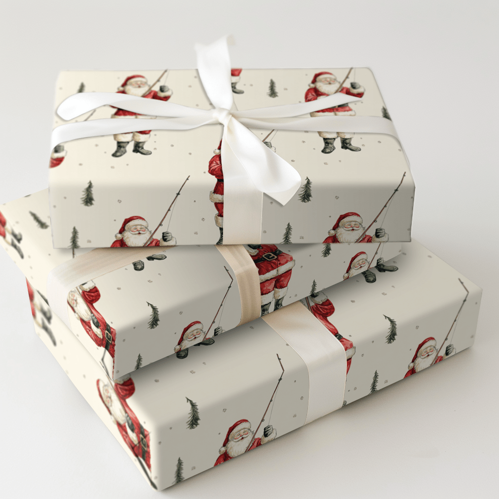 Gone Fishmas - Wrapping Paper - Aspen & Arlo