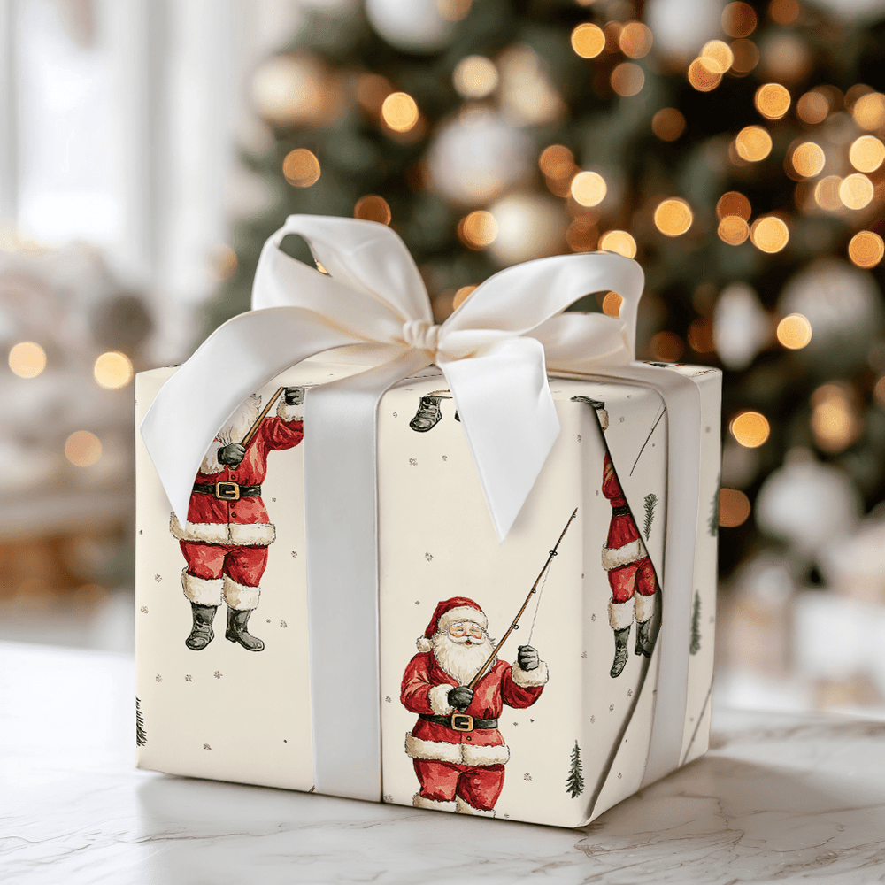 Gone Fishmas - Wrapping Paper - Aspen & Arlo