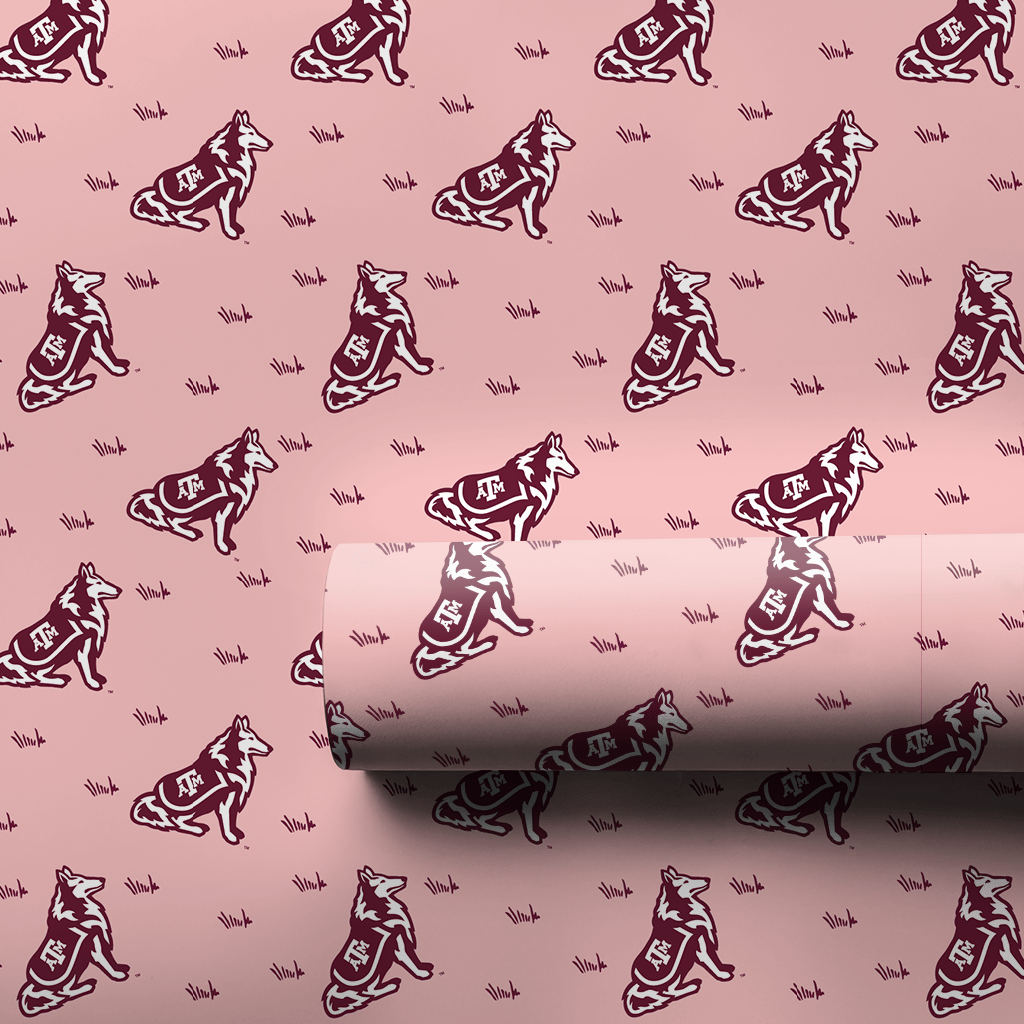 Mini Aggie Bark - Wrapping Paper - Aspen & Arlo