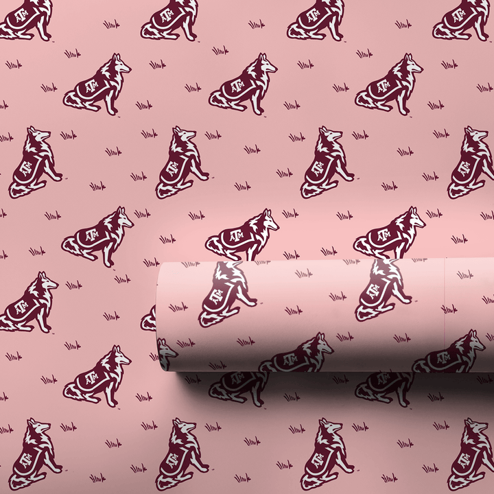 Mini Aggie Bark - Wrapping Paper - Aspen & Arlo