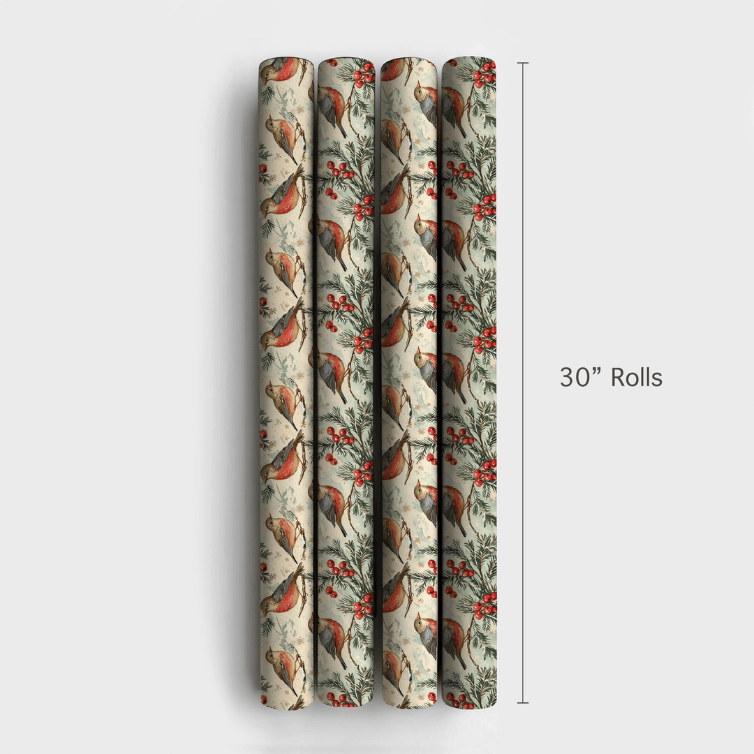 Fourth Day of Christmas - Wrapping Paper - Aspen & Arlo