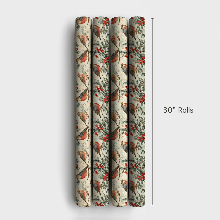 Fourth Day of Christmas - Wrapping Paper - Aspen & Arlo