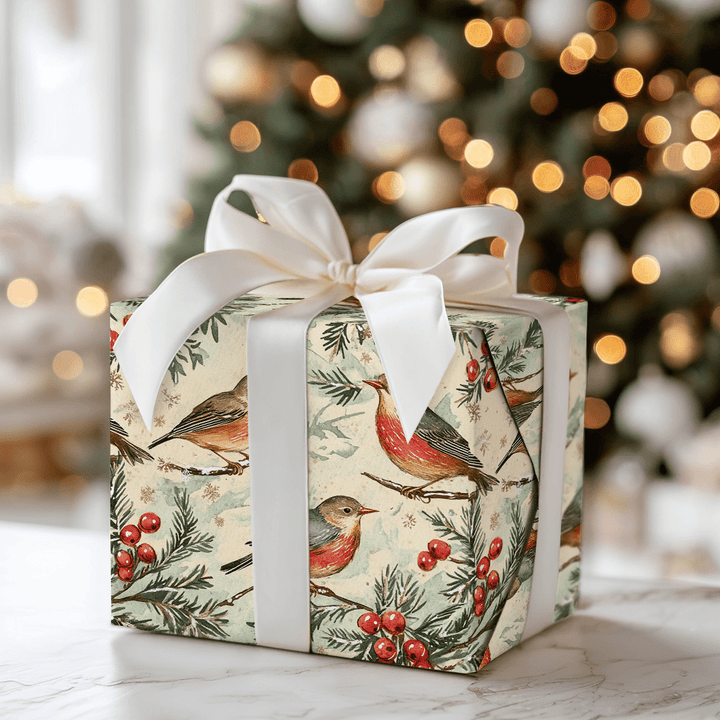 Fourth Day of Christmas - Wrapping Paper - Aspen & Arlo
