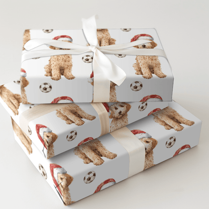 Jingle Paw Kick - Wrapping Paper - Aspen & Arlo