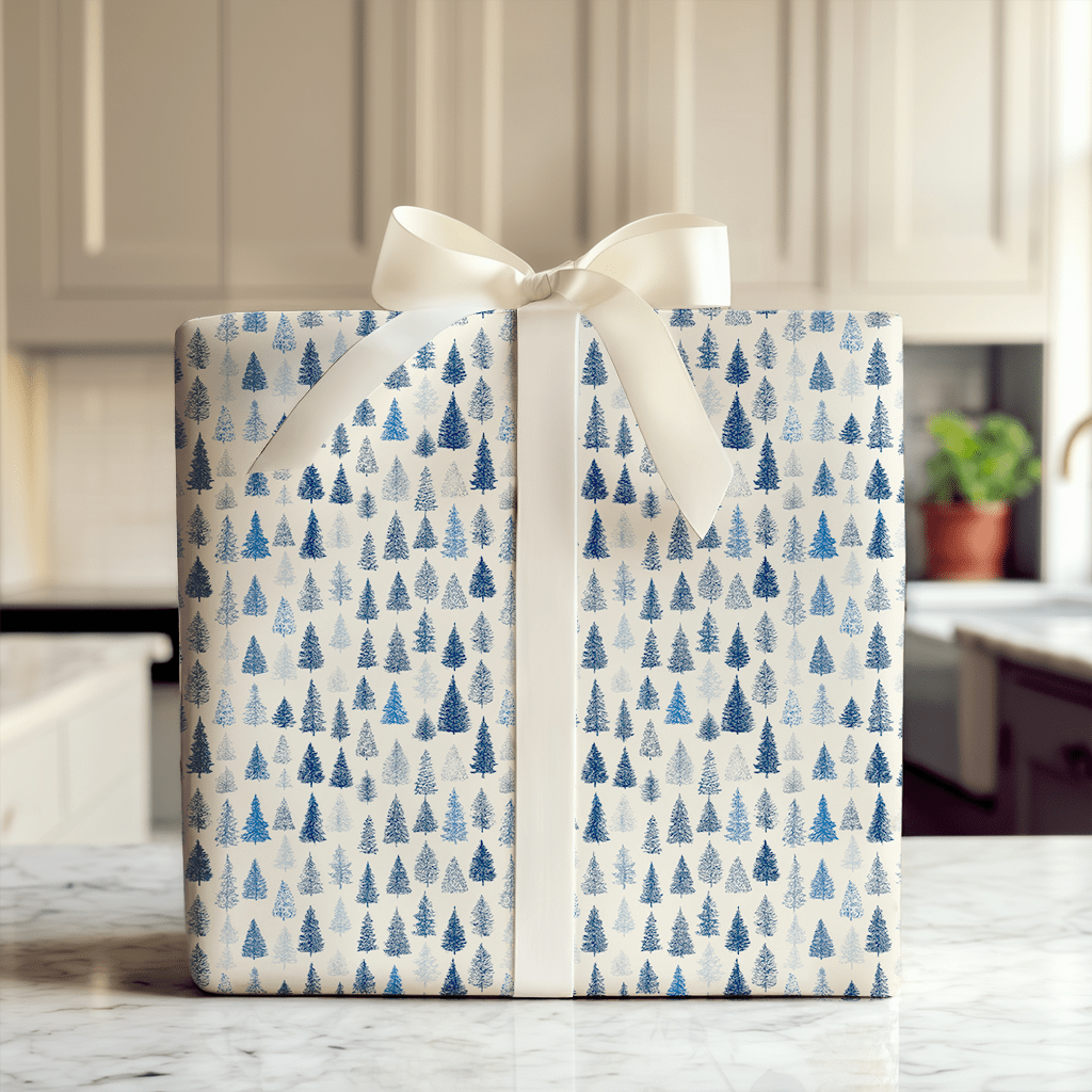 Dark and Icy Tannenbaum - Wrapping Paper - Aspen & Arlo