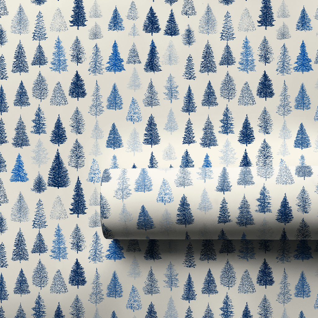 Dark and Icy Tannenbaum - Wrapping Paper - Aspen & Arlo