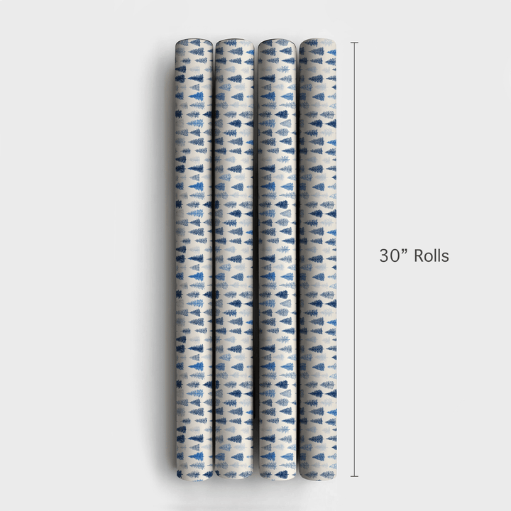 Dark and Icy Tannenbaum - Wrapping Paper - Aspen & Arlo
