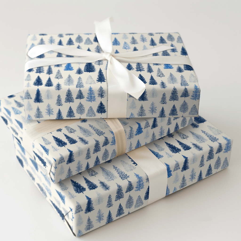 Dark and Icy Tannenbaum - Wrapping Paper - Aspen & Arlo