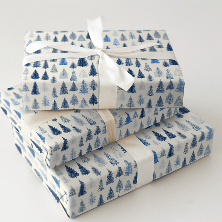 Dark and Icy Tannenbaum - Wrapping Paper - Aspen & Arlo