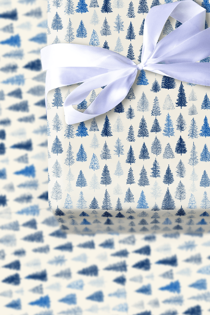 Dark and Icy Tannenbaum - Wrapping Paper - Aspen & Arlo