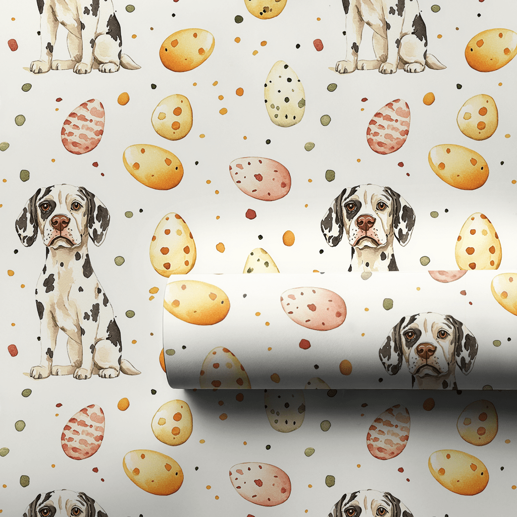 Easter Eggs with the Harlequin - Wrapping Paper - Aspen & Arlo