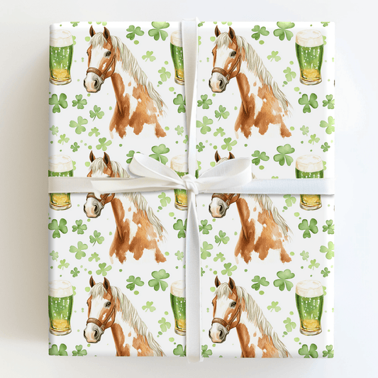 Brews with the American Paint Horse - Wrapping Paper - Aspen & Arlo