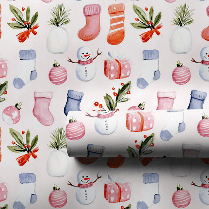 Stocking Mix - Wrapping Paper - Aspen & Arlo