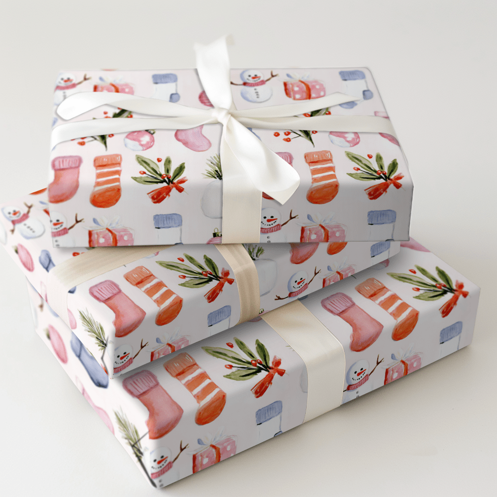 Stocking Mix - Wrapping Paper - Aspen & Arlo